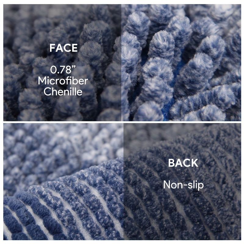 Chenille Bath Mat – Luxury and Comfort for the Bathroom and Hallway