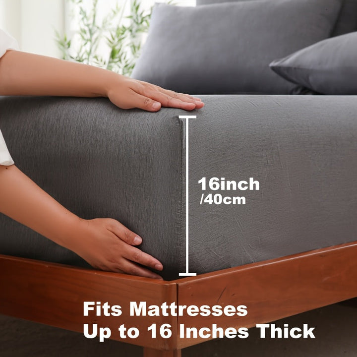 Bamboo Fiber Fitted Sheet Summer Edition – Luxurious Breathable Comfort
