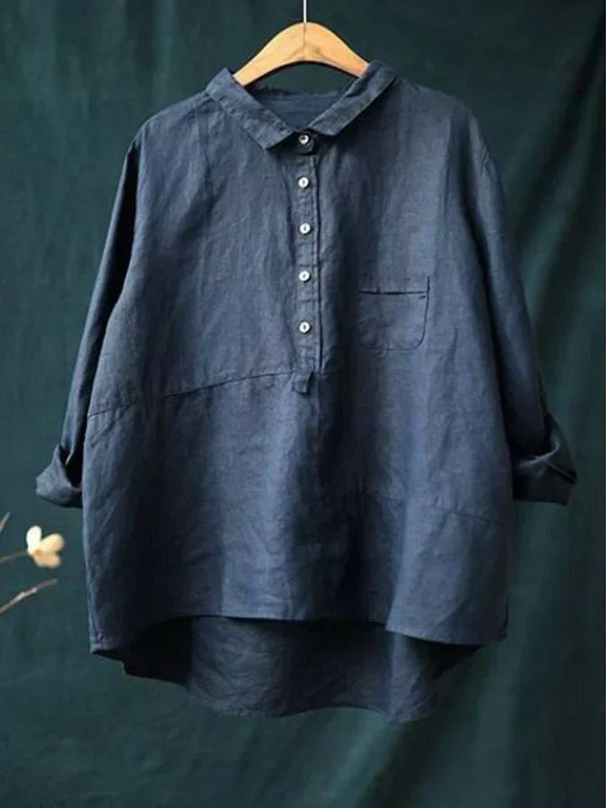 Elegant Long-Sleeve Blouse for Women