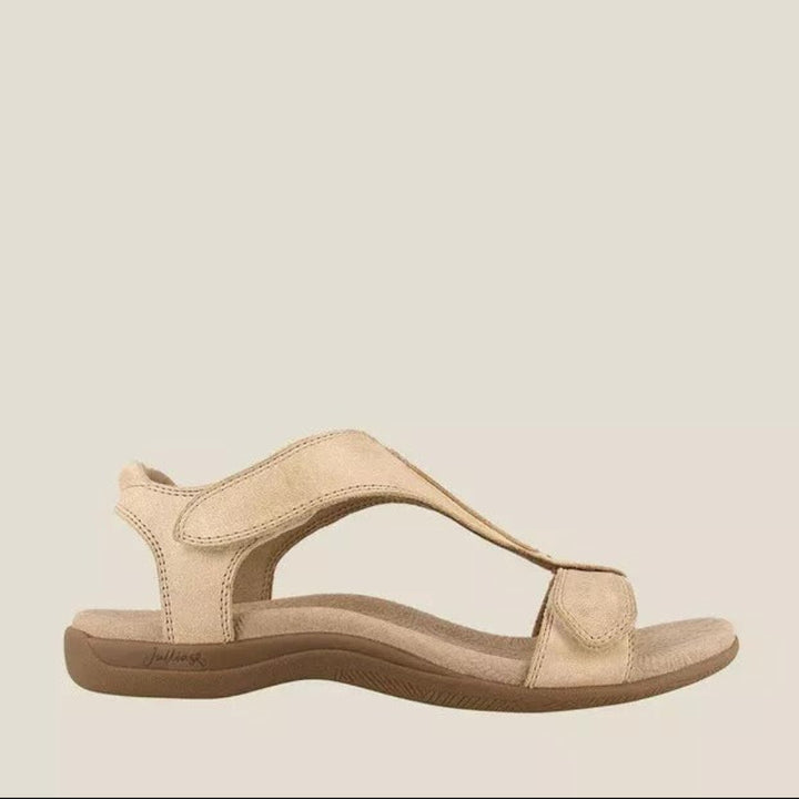Women's Platform Wedge Velcro Strap Sandals With Large Thick Soles Velcro Buckle