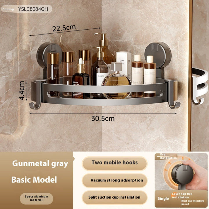 Bathroom Storage Rack Punch-free Bathroom Triangle Toilet