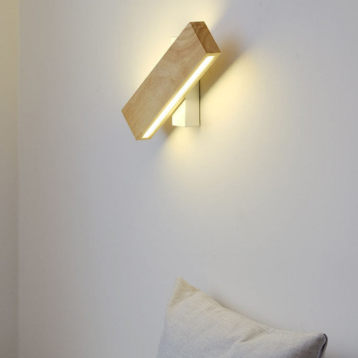 Japanese LED Wall Light | Minimalist Rotating Wall Lamp