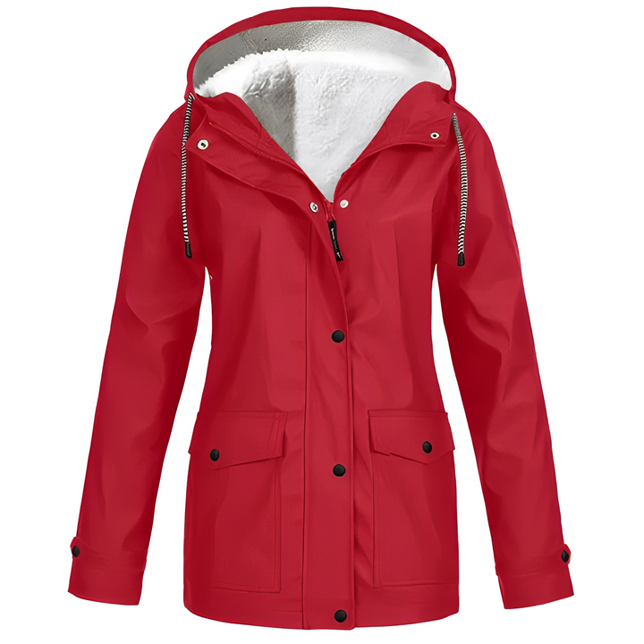 Fleece-Lined Women's Raincoat - WarmWarder