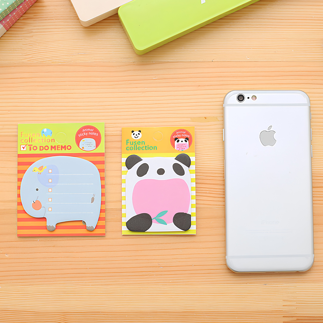 Cute Panda Cartoon Sticky Notes Memo Pad