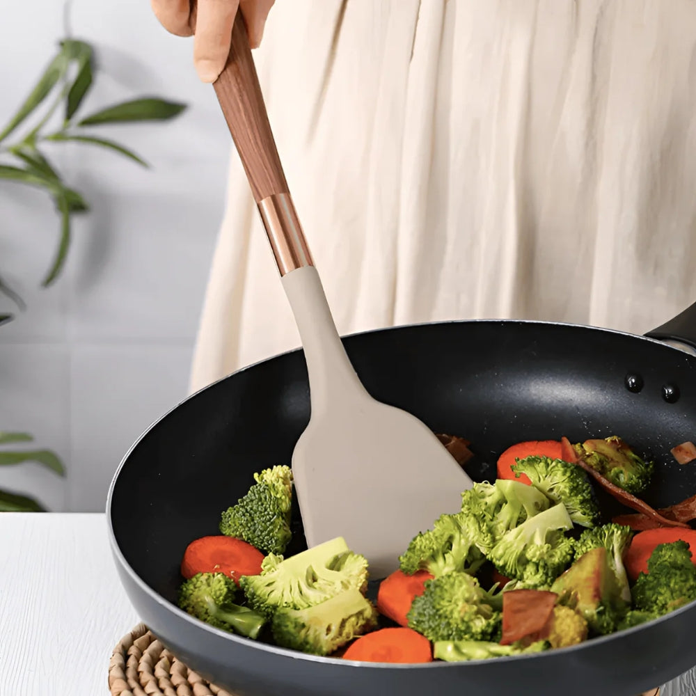 Luxe Silicone Cooking Utensils 10-Piece Set