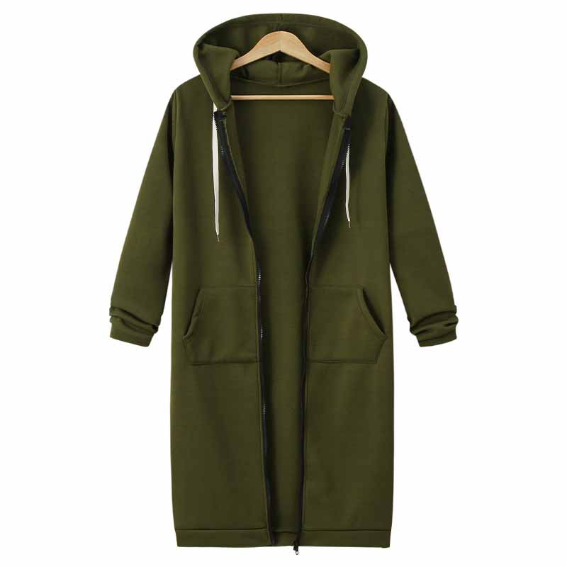 Casual Long Women's Cardigan - CozyZip