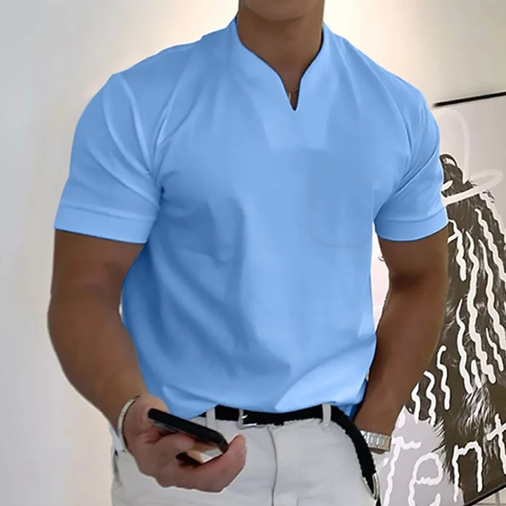 Men's Plus Size Fitness Short Sleeve Sports Shirt