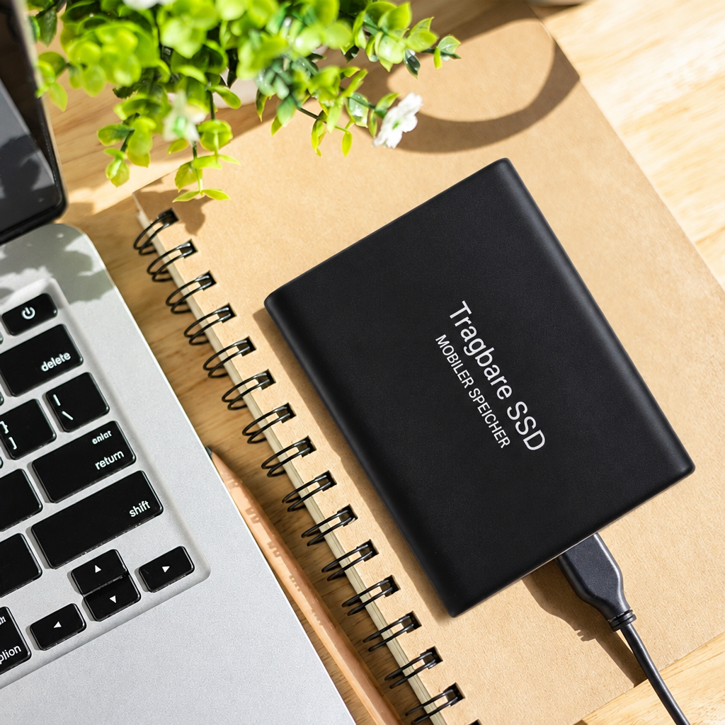 Portable 30 TB SSD with Rugged Casing