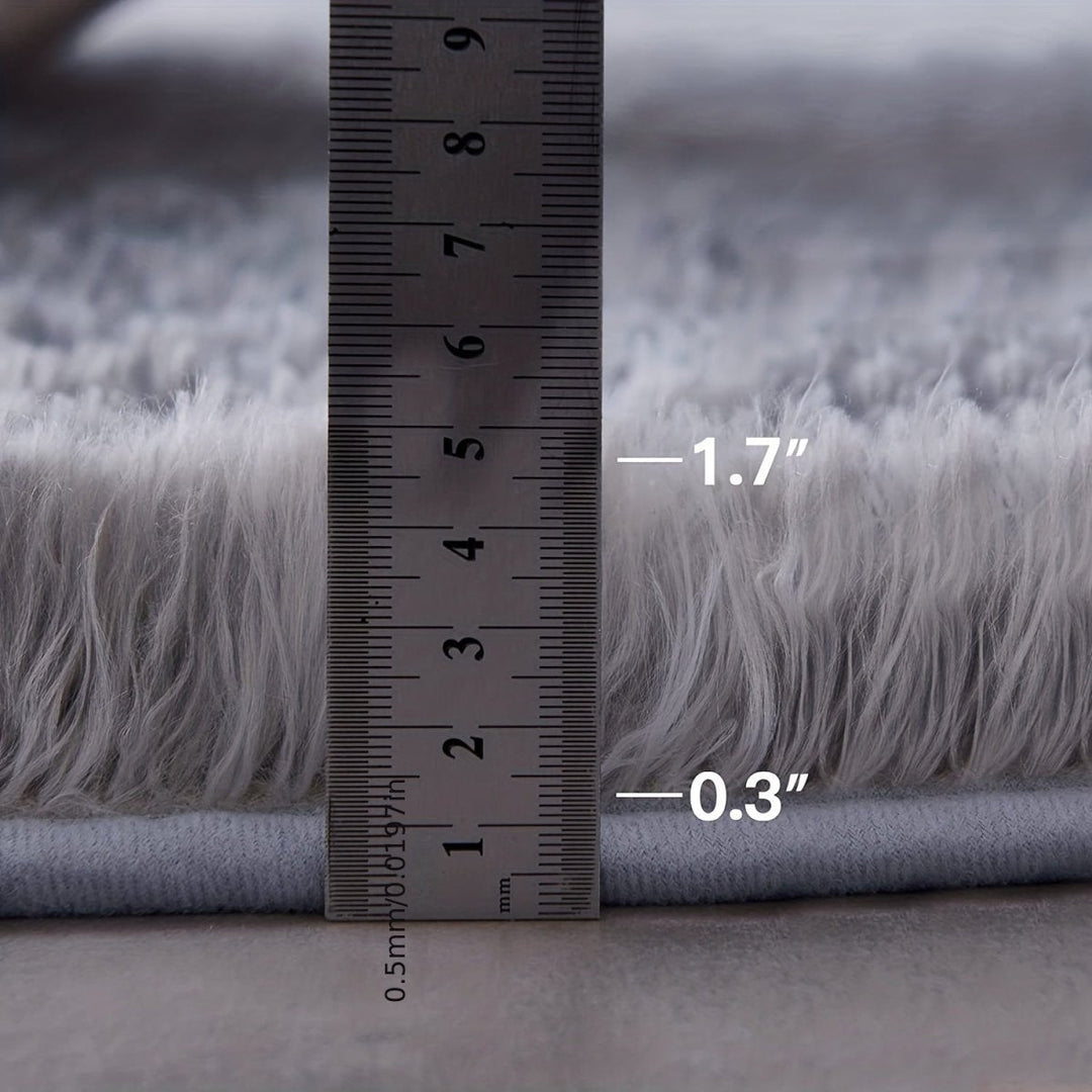 Round Fluffy Rug - Clouda