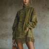Stylish Fringe Detail Dress