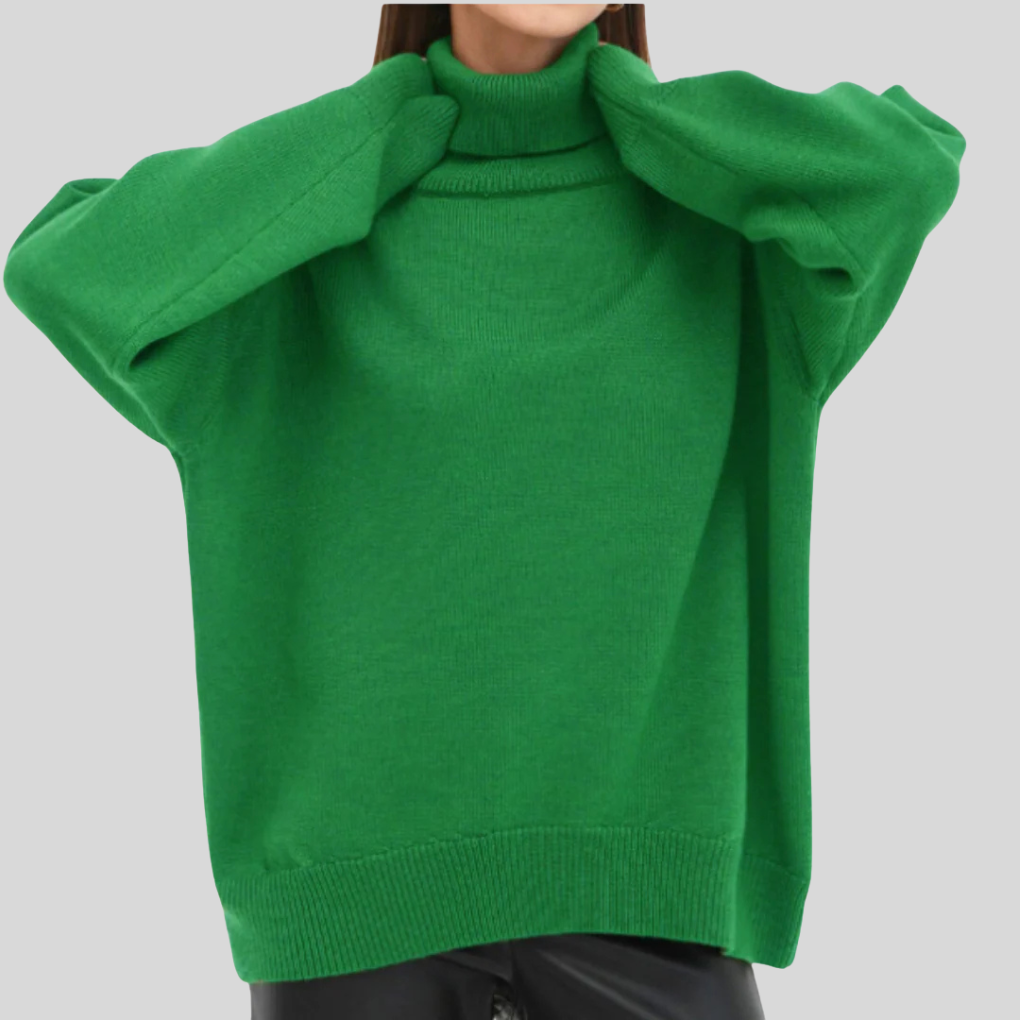 Modern Rollneck Sweater for Women – Elevated Cold-Weather Layer