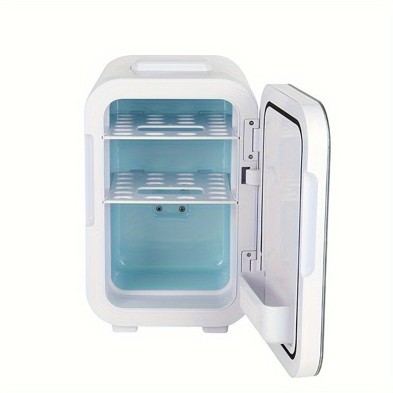 ChillMate 8L Mini Fridge – Energy-Efficient with Glass Door
