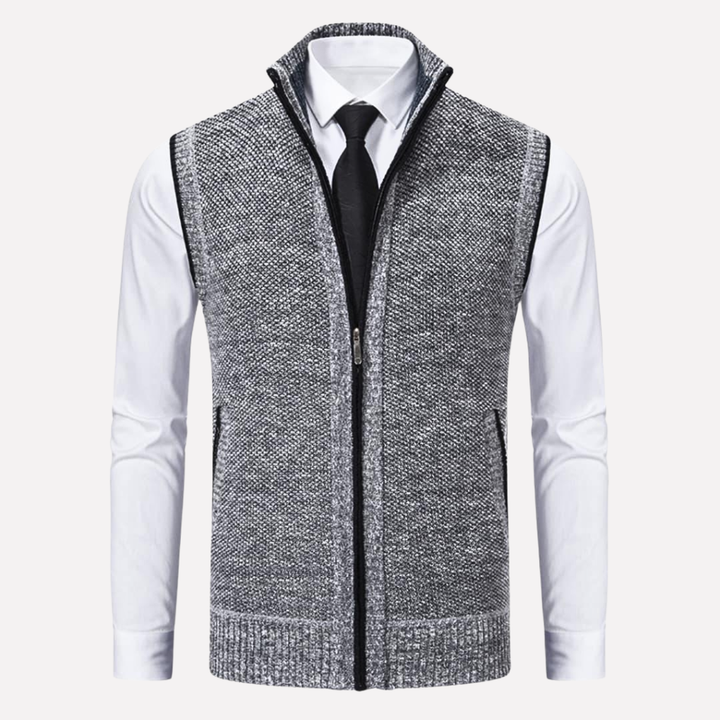 Men’s Vest with Zip Front