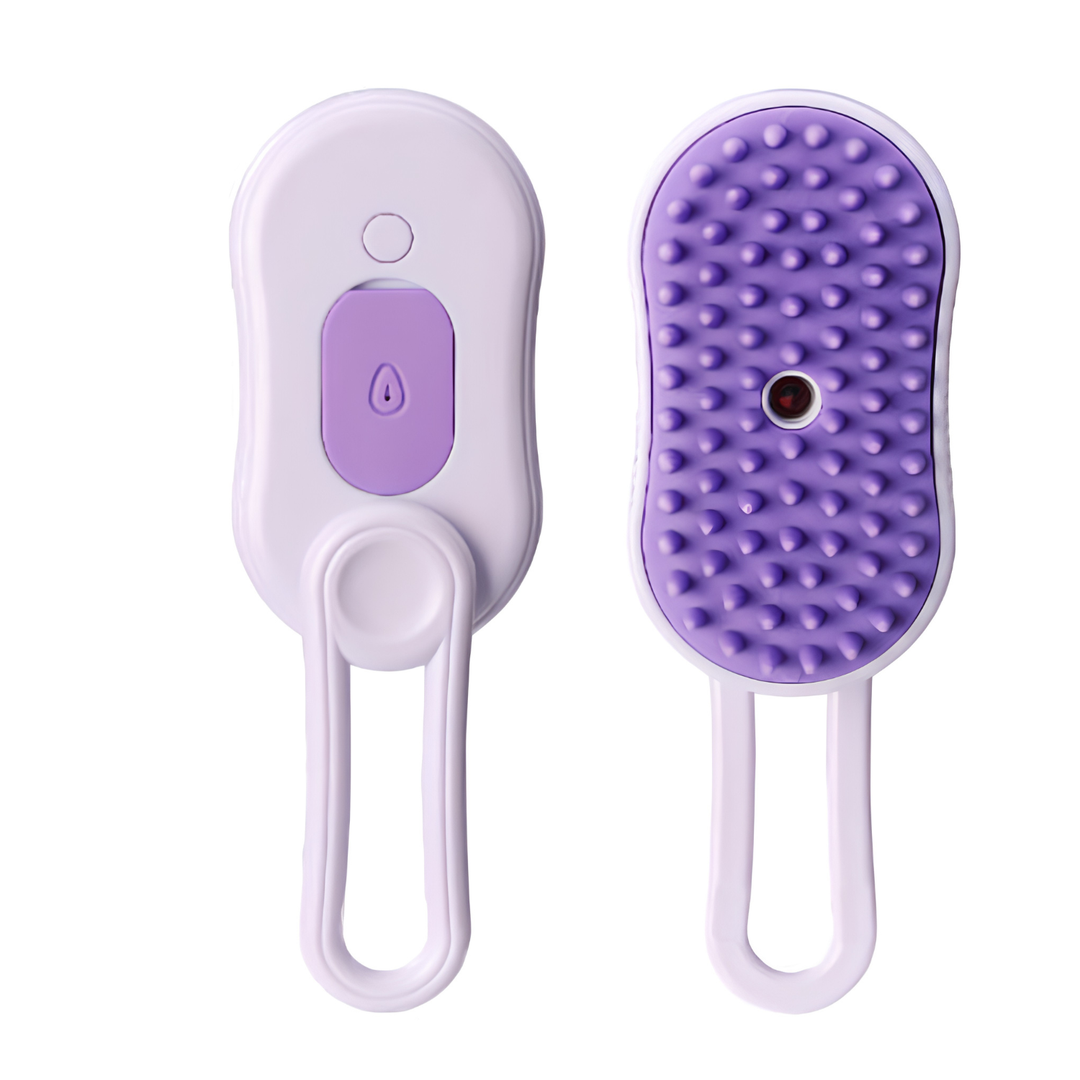 Pet Steam Brush for Grooming and Massage