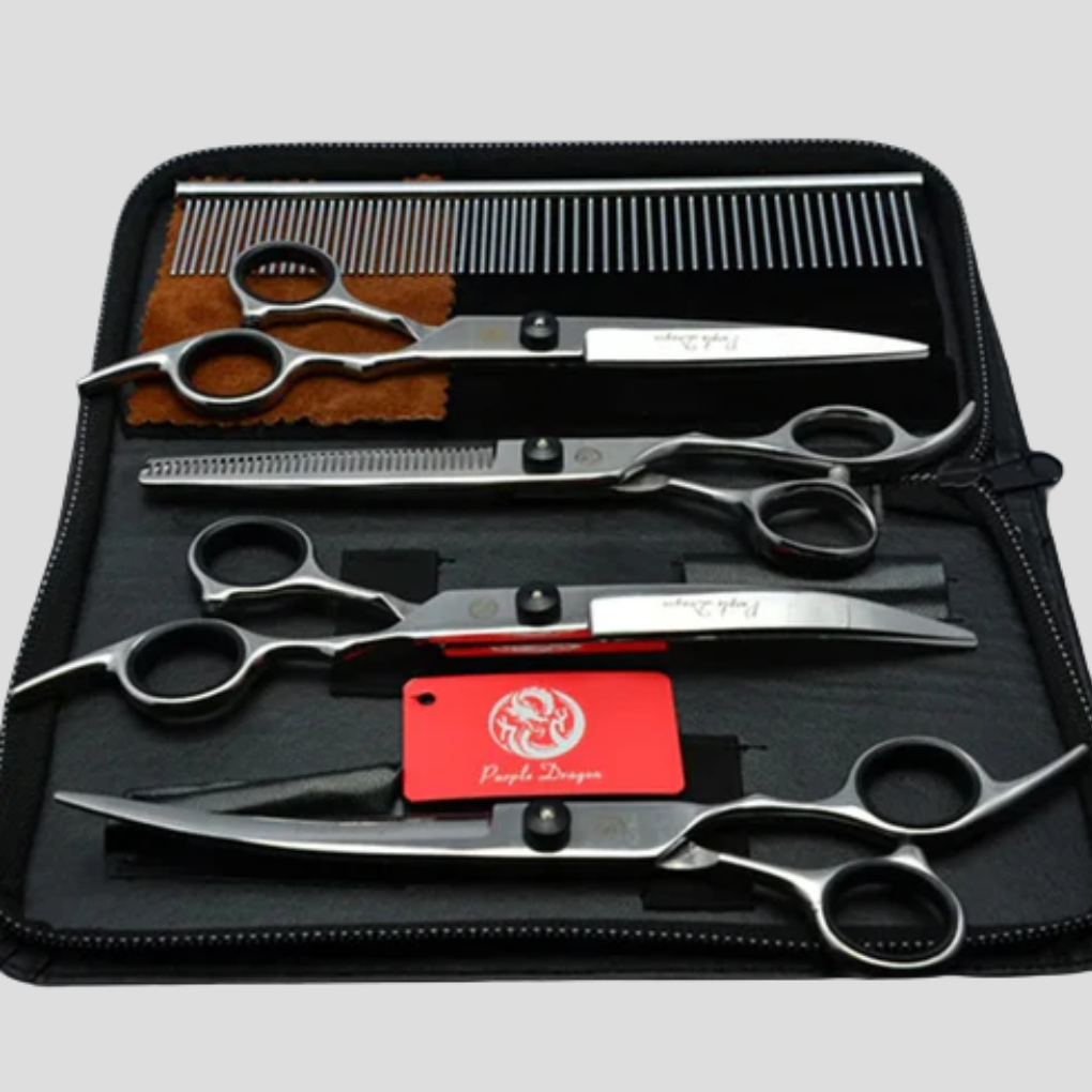 Professional Dog Grooming Scissors Set