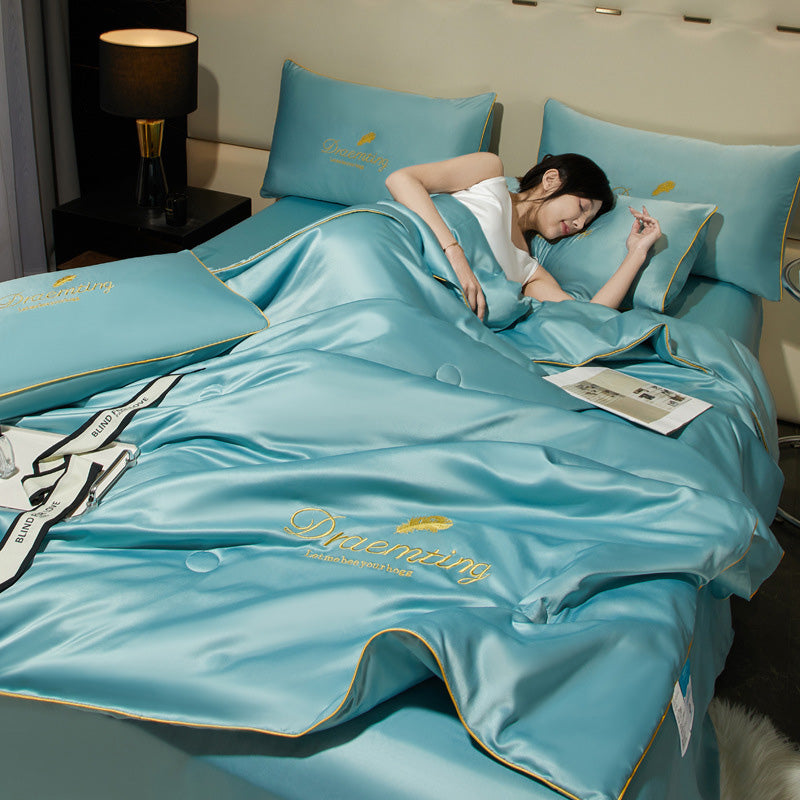 FrostEase Premium Cooling Bedding | Light, Breathable, Machine-Washable Sleep Solution