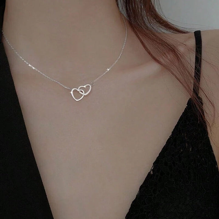 Heart Necklace with Rotating Rose Gift Box