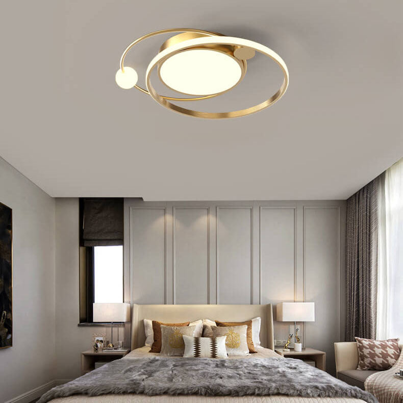 Round LED Ceiling Lamp | Minimal Nordic Design
