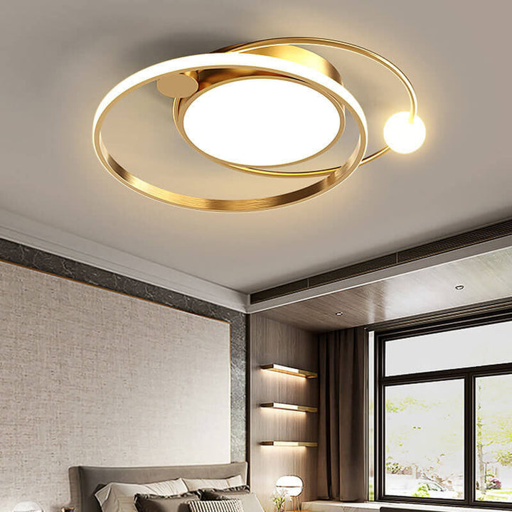 Round LED Ceiling Lamp | Minimal Nordic Design