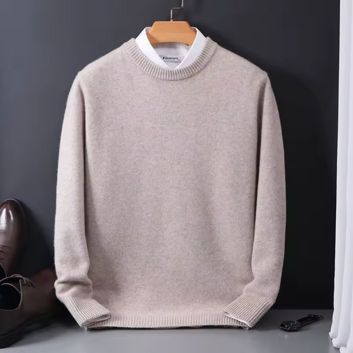 Classic Fine wool-Blend Men's Pullover
