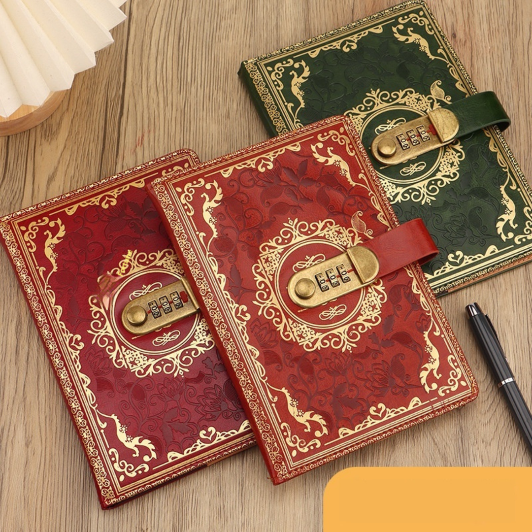 A5 Lockable Password Diary Notebook