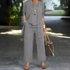 Women's Elegant Three Piece Layered Pants Set