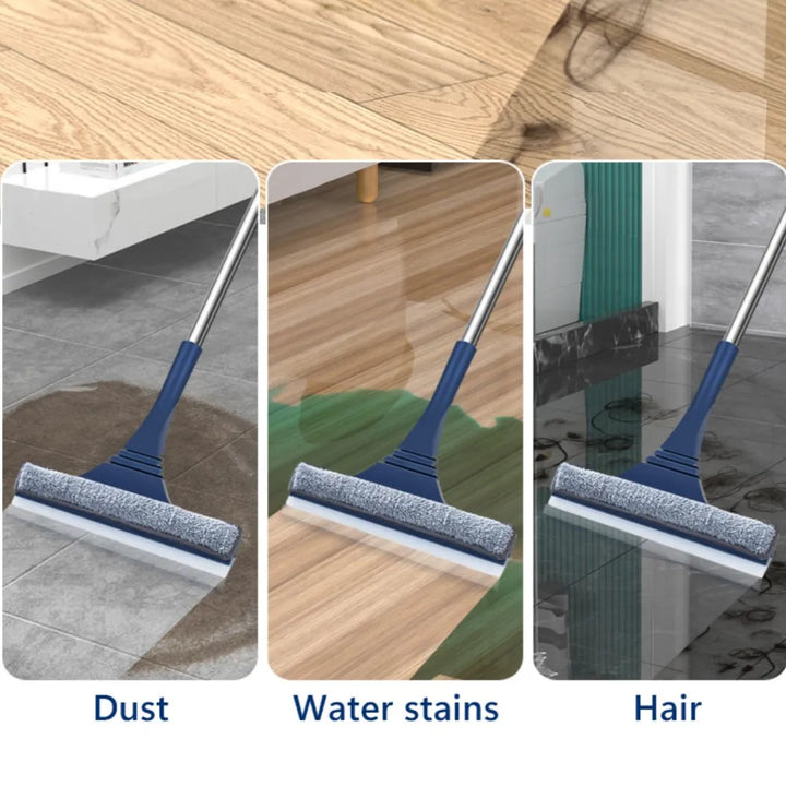 2-in-1 Window Squeegee with Scrubber – Clario