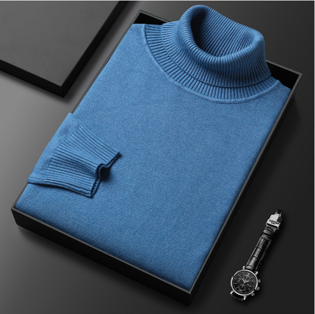 Men’s Knit Turtleneck Pullover