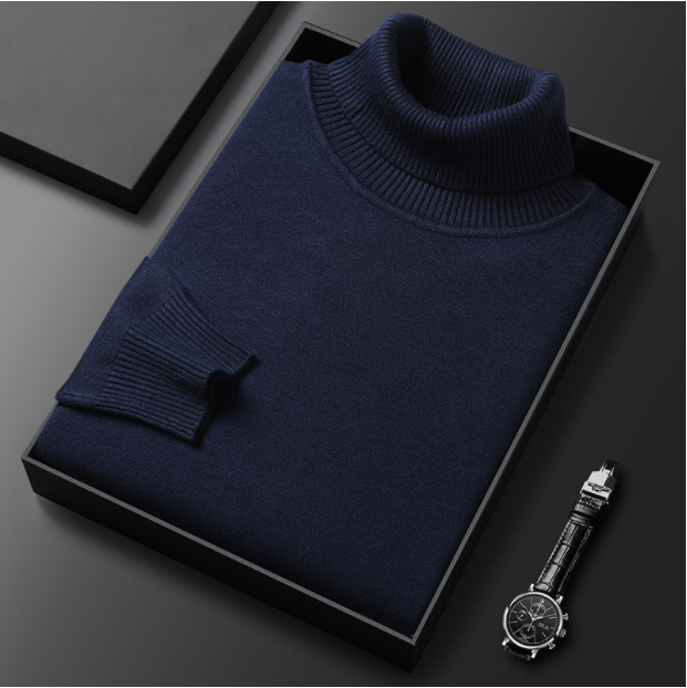Men’s Knit Turtleneck Pullover
