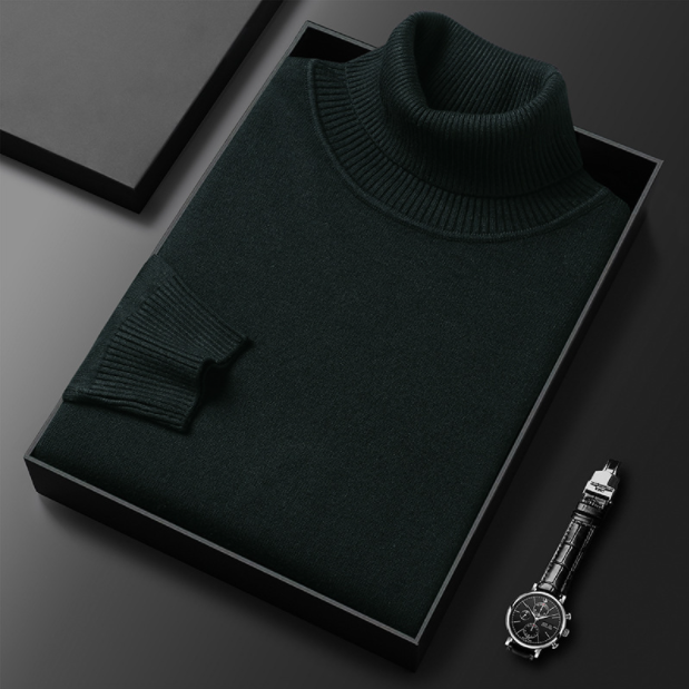 Men’s Knit Turtleneck Pullover