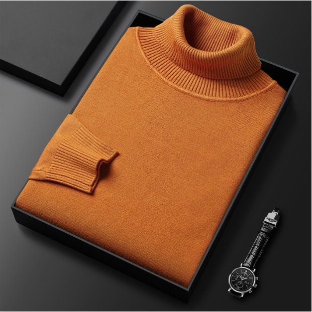 Men’s Knit Turtleneck Pullover
