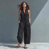 Women's Casual Wide Leg Jumpsuit with Pockets