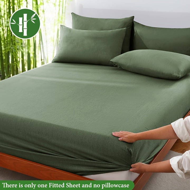 Bamboo Fiber Fitted Sheet Summer Edition – Luxurious Breathable Comfort