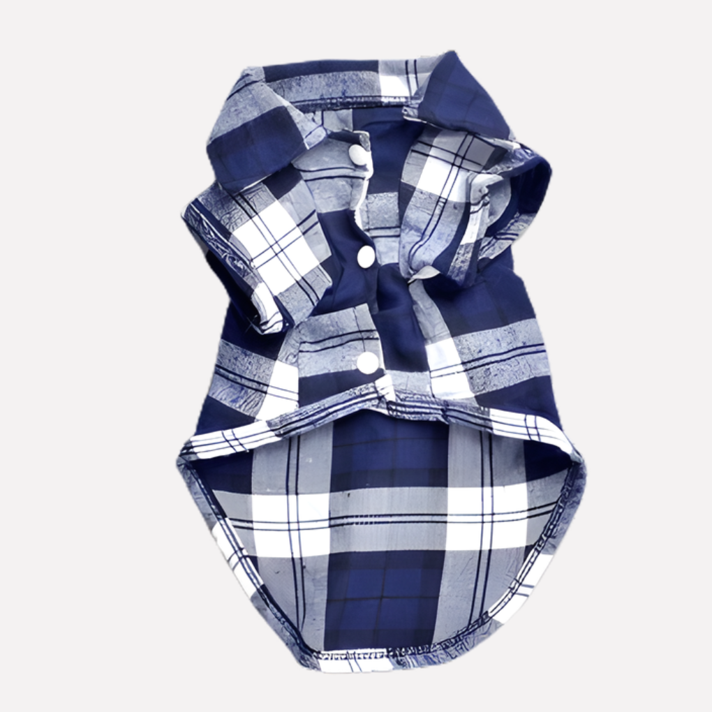 Classic Plaid Dog Shirt