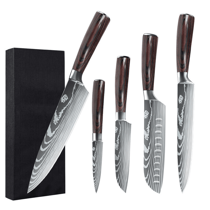 Professional-Quality Chef's Knife Set with Elegant Design