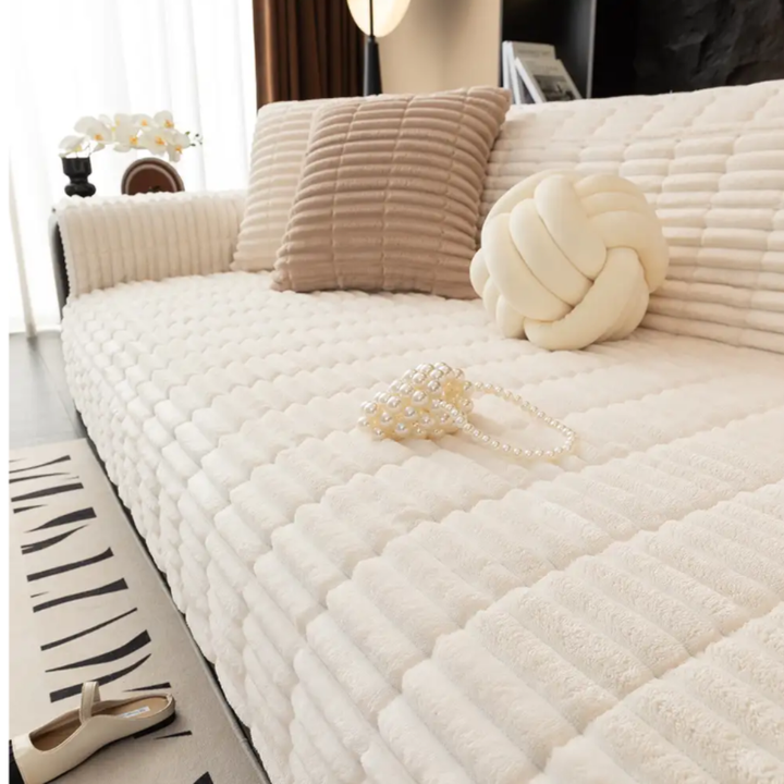One-Piece Flannel Sofa Cover