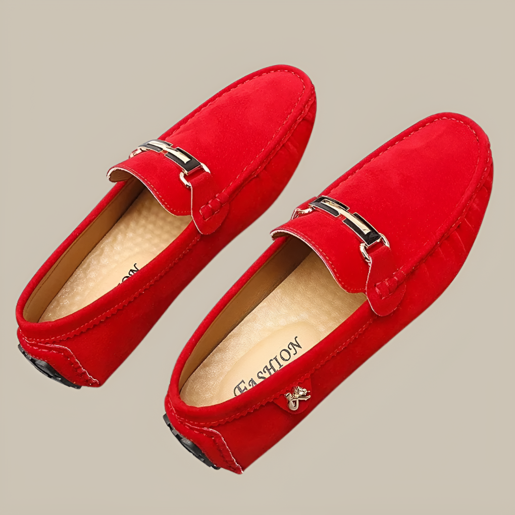 Men’s Suede Slip-On Moccasins