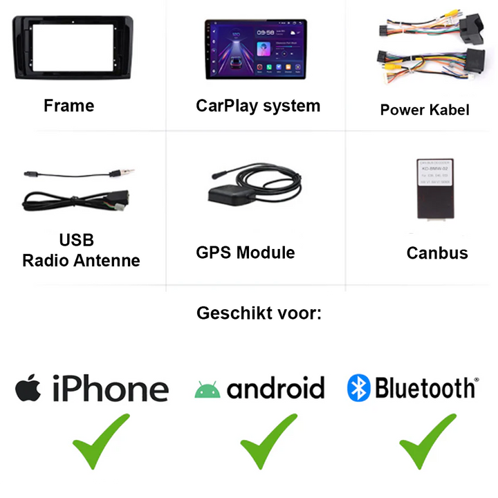 Mercedes ML & GL | CarPlay & Android Auto| 2005 to 2012| 64GB