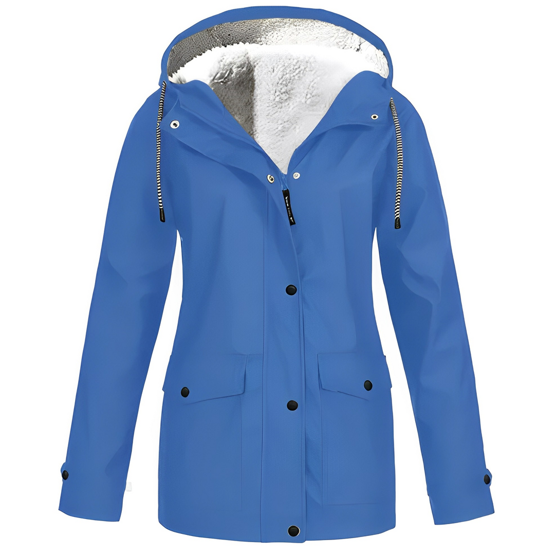 Fleece-Lined Women's Raincoat - WarmWarder