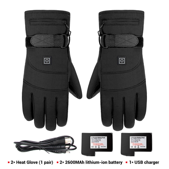 Electric Heated Gloves Waterproof Outdoor Thermal Wear