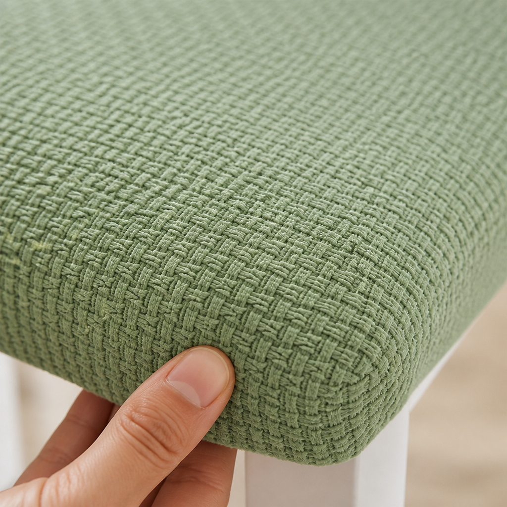 Waterproof Stretch Woven Chair Covers, Non-Slip Jacquard Polyester