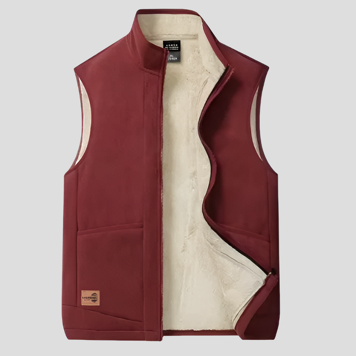 Men’s Lined Winter Vest – Warm and Stylish