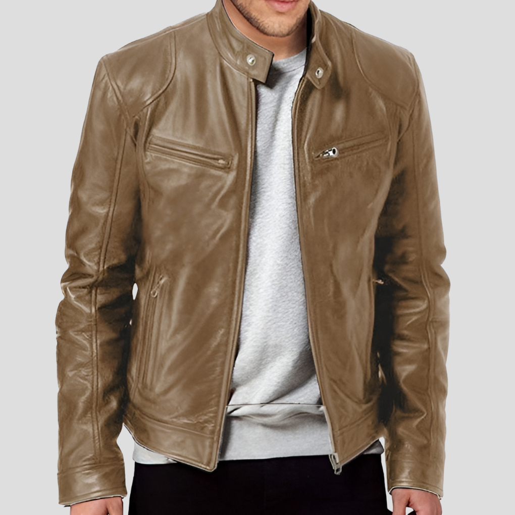 Classic Leather Jacket for Men