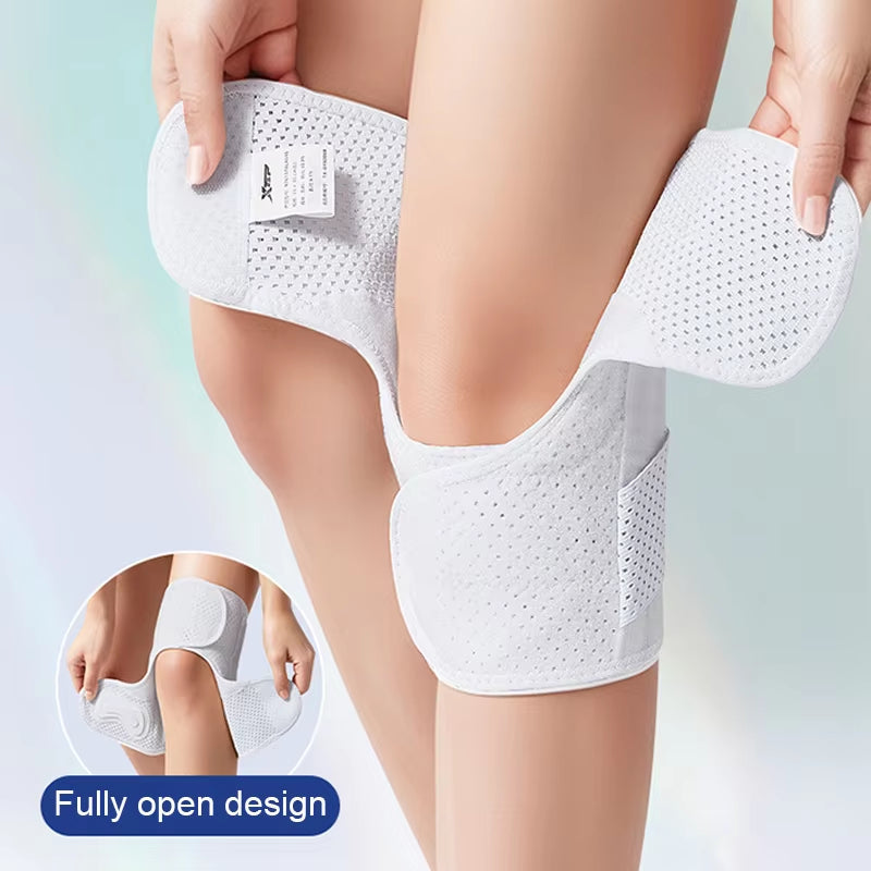 Knee Support with Adjustable Compression System