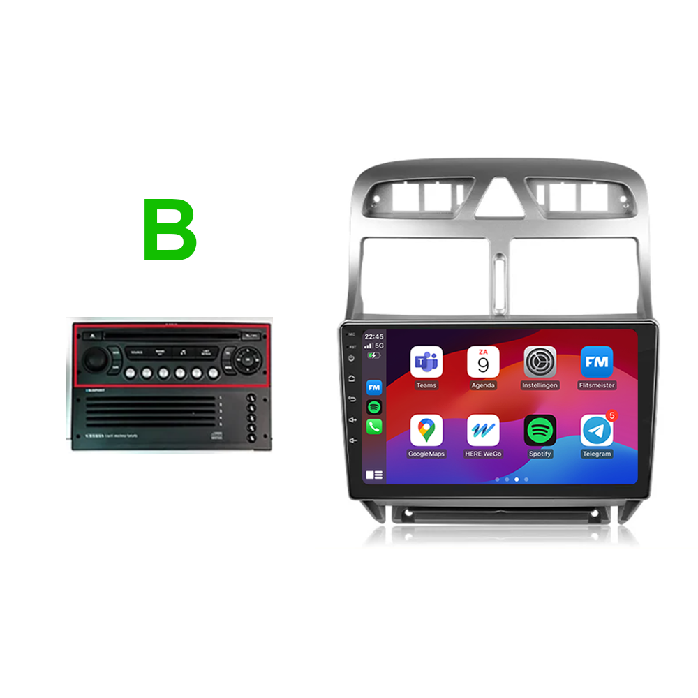 Peugeot 307 | CarPlay & Android Auto | 2002-2013| 32GB