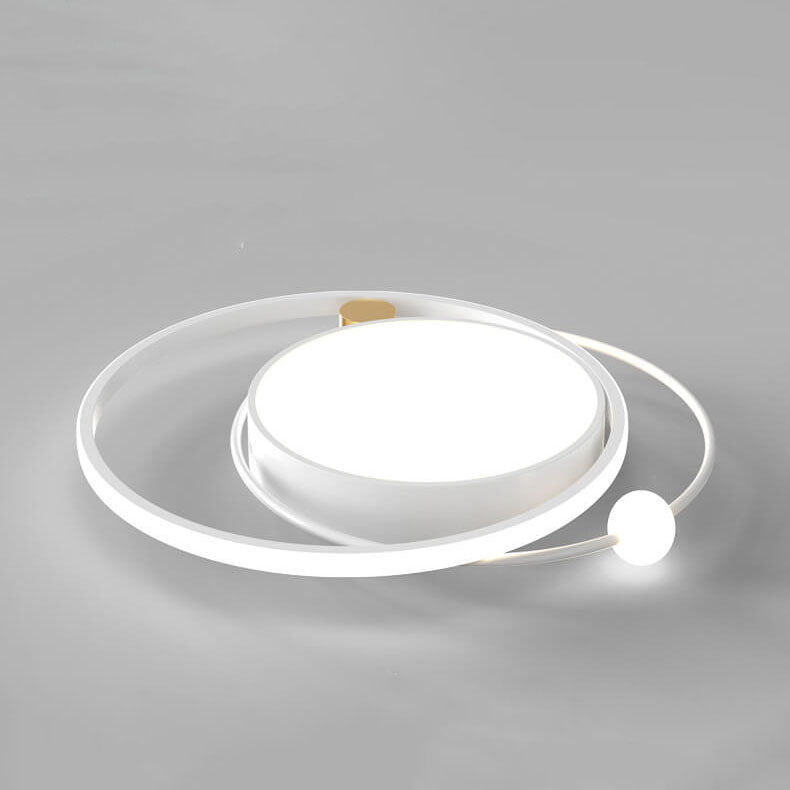 Round LED Ceiling Lamp | Minimal Nordic Design