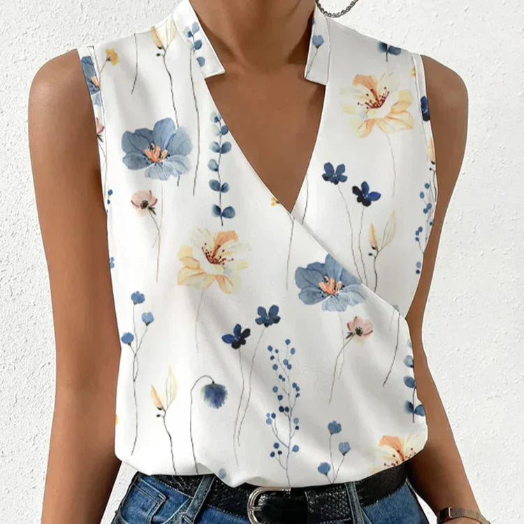 Chic Sleeveless Women's Top