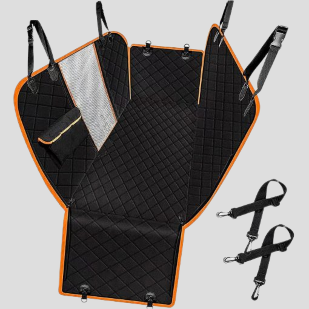 Car Boot & Seat Cover with Storage Pockets