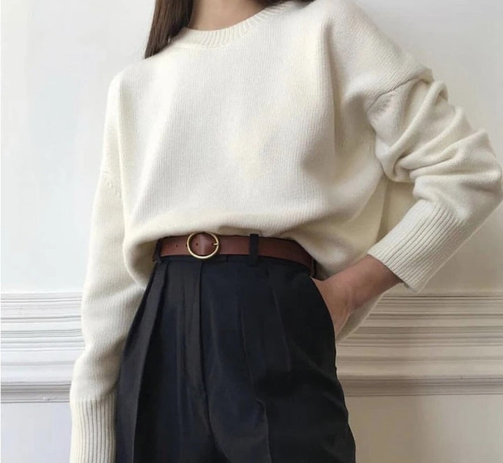 Anna Cashmere Bliss Sweater | Soft & Comfy