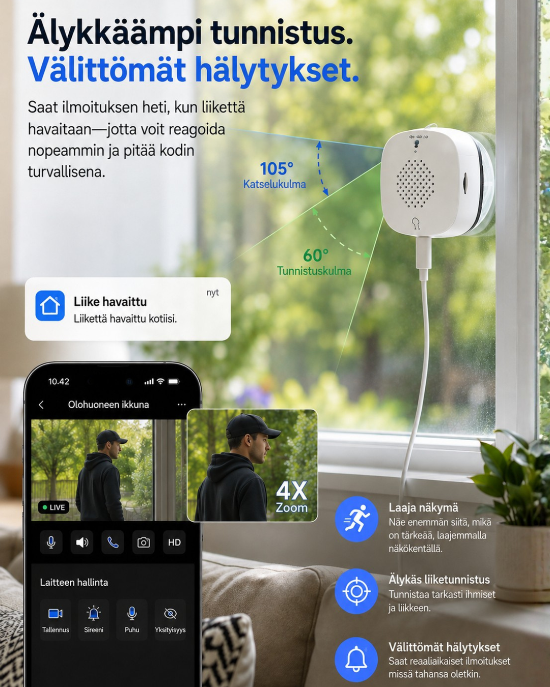 Window Watch security camera – turn any window into a security camera